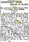 Frank Abbott Wood Newspaper Clipping